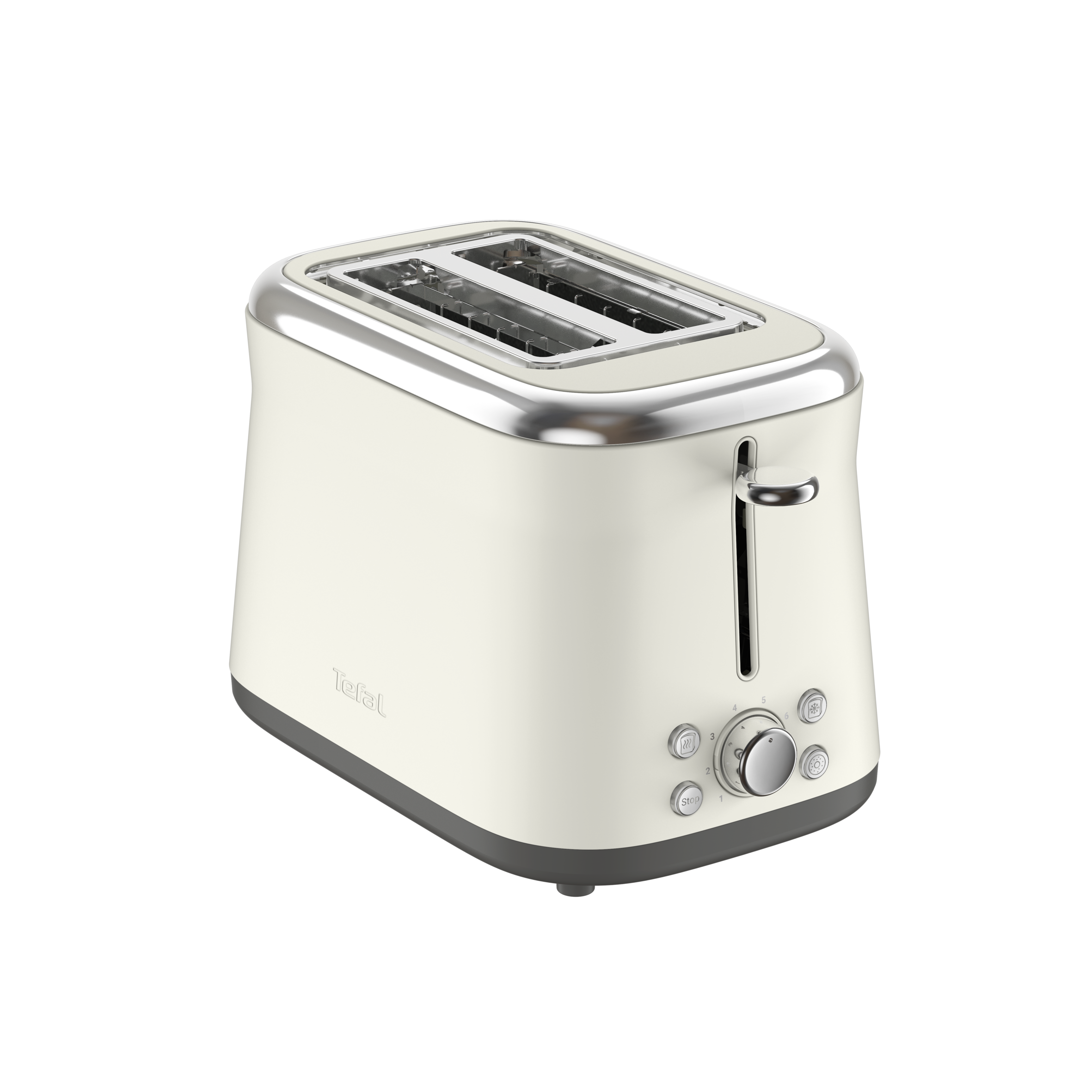 Retro hriankovač Tefal Collection TT720AE0 ušľachtilá oceľ krémový