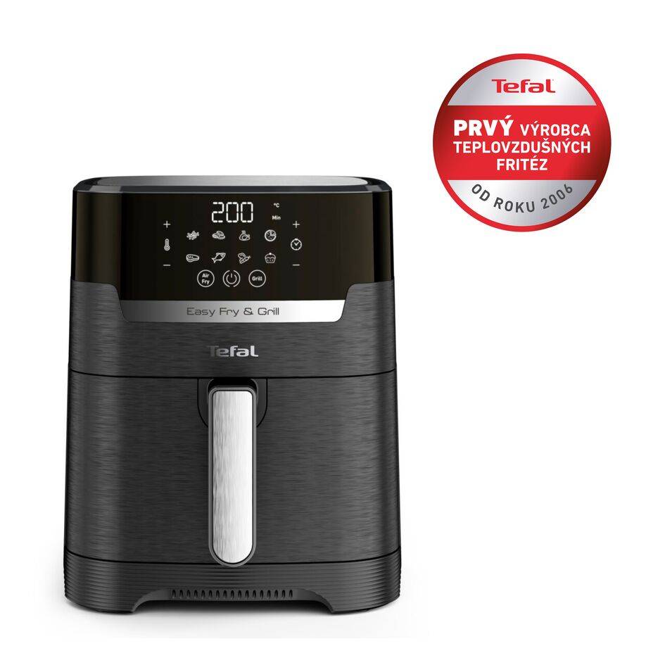 Teplovzdušná fritéza Tefal Easy Fry & Grill 2v1 Precision EY505815 Čierna