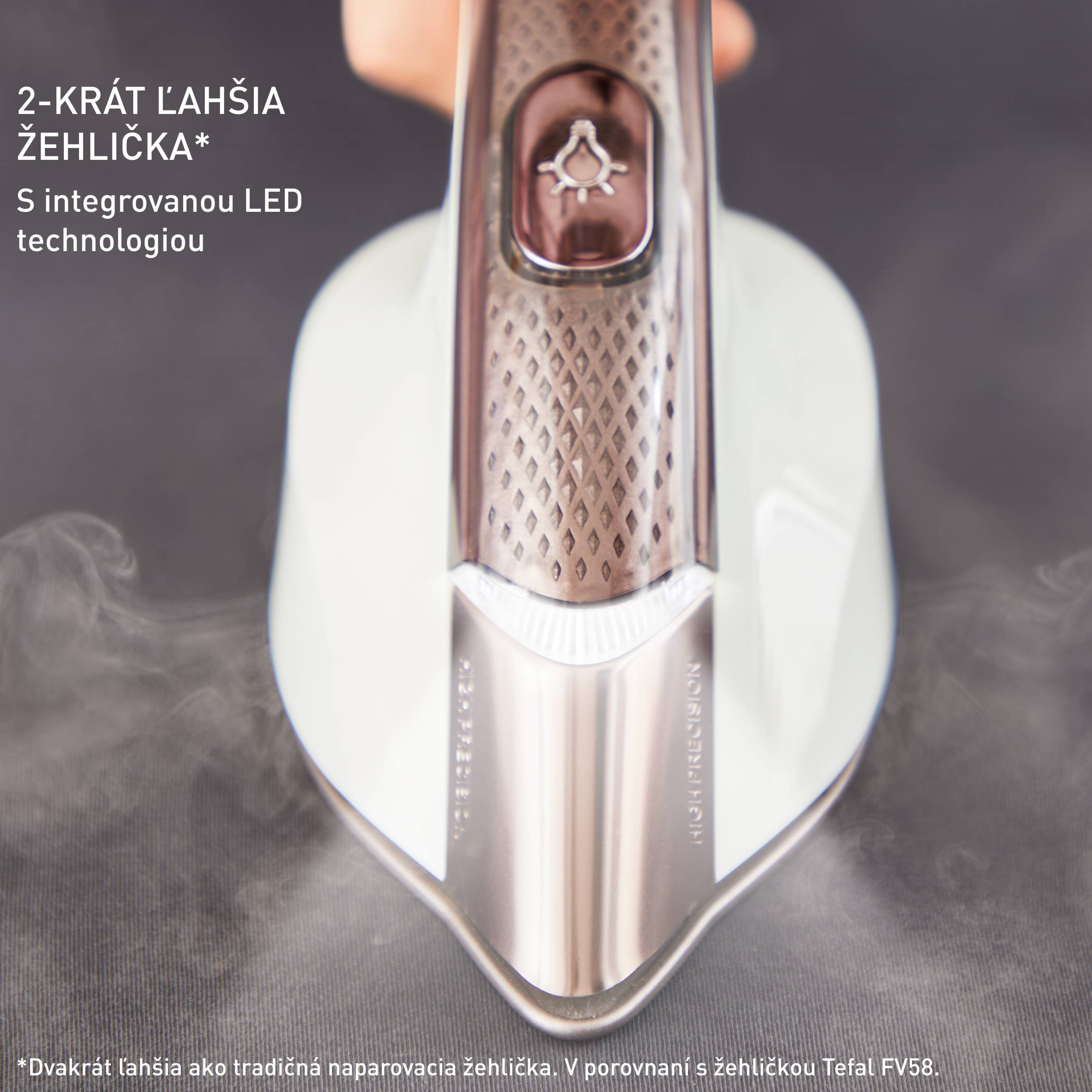 Naparovač odevov so stojanom Tefal IXEO Vision QT1811E0 Biela