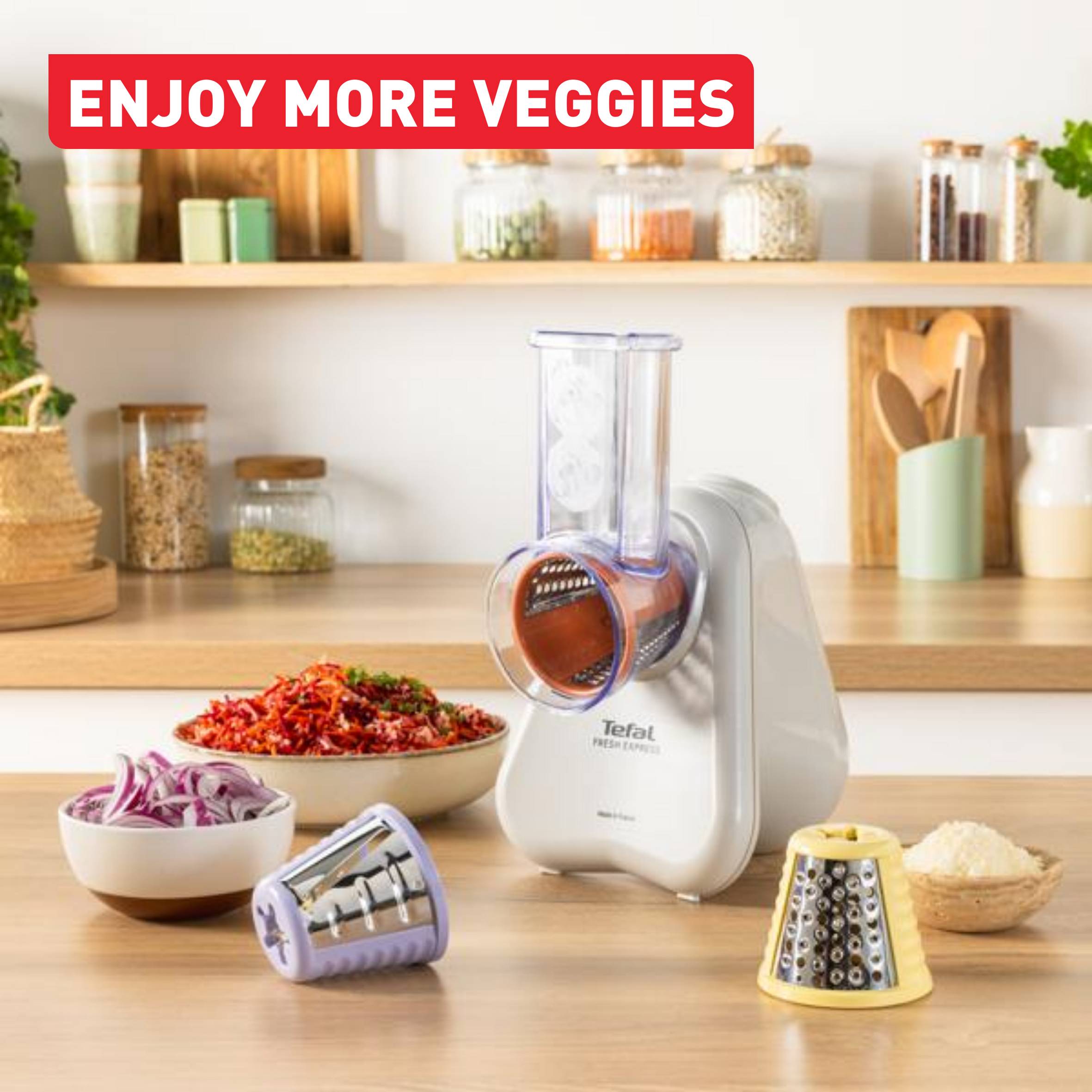 Fresh Express, Electric Vegetable Shredder, Direct-Serve System