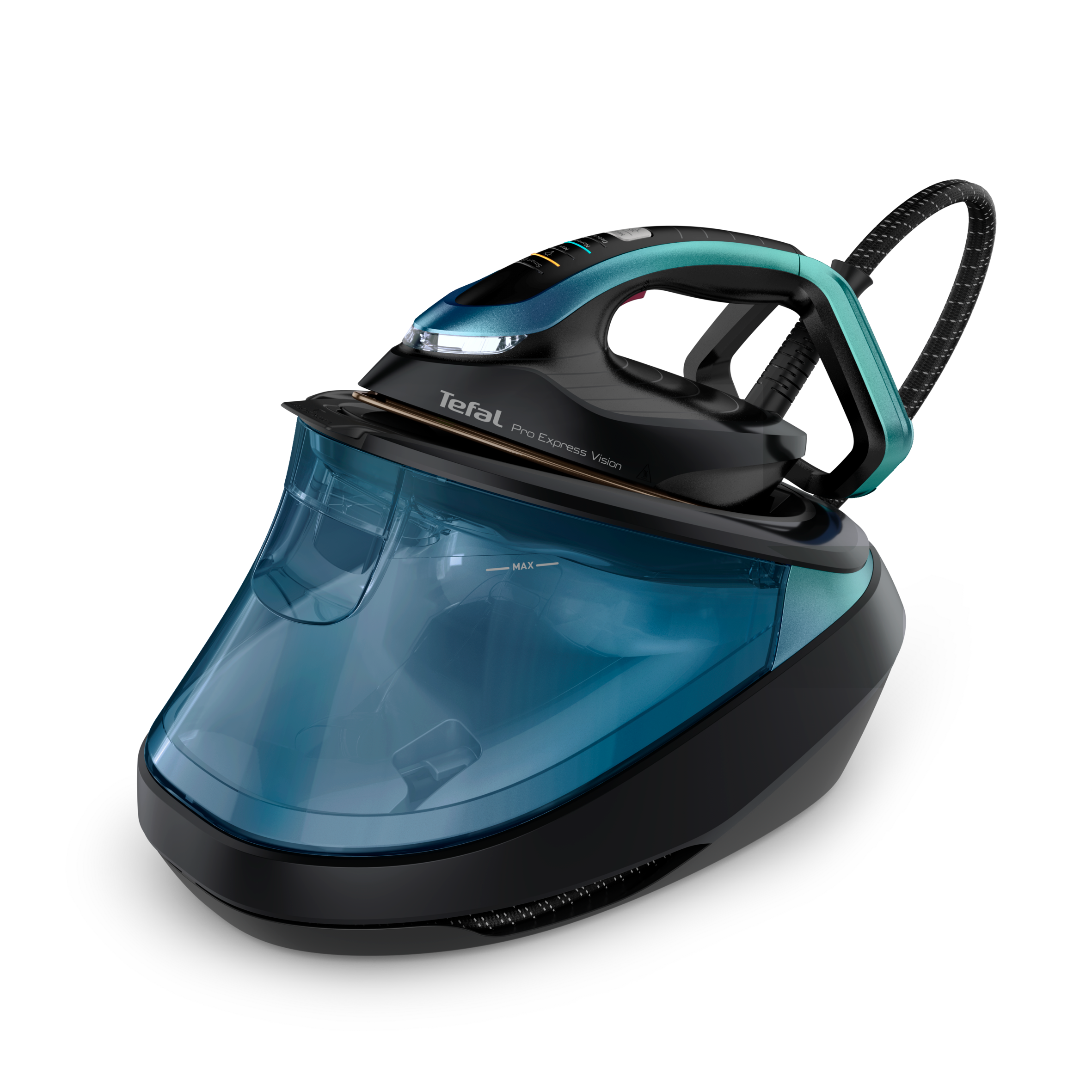 Parný generátor Tefal Pro Express Vision GV9822E1 Korálová modrá/čierna