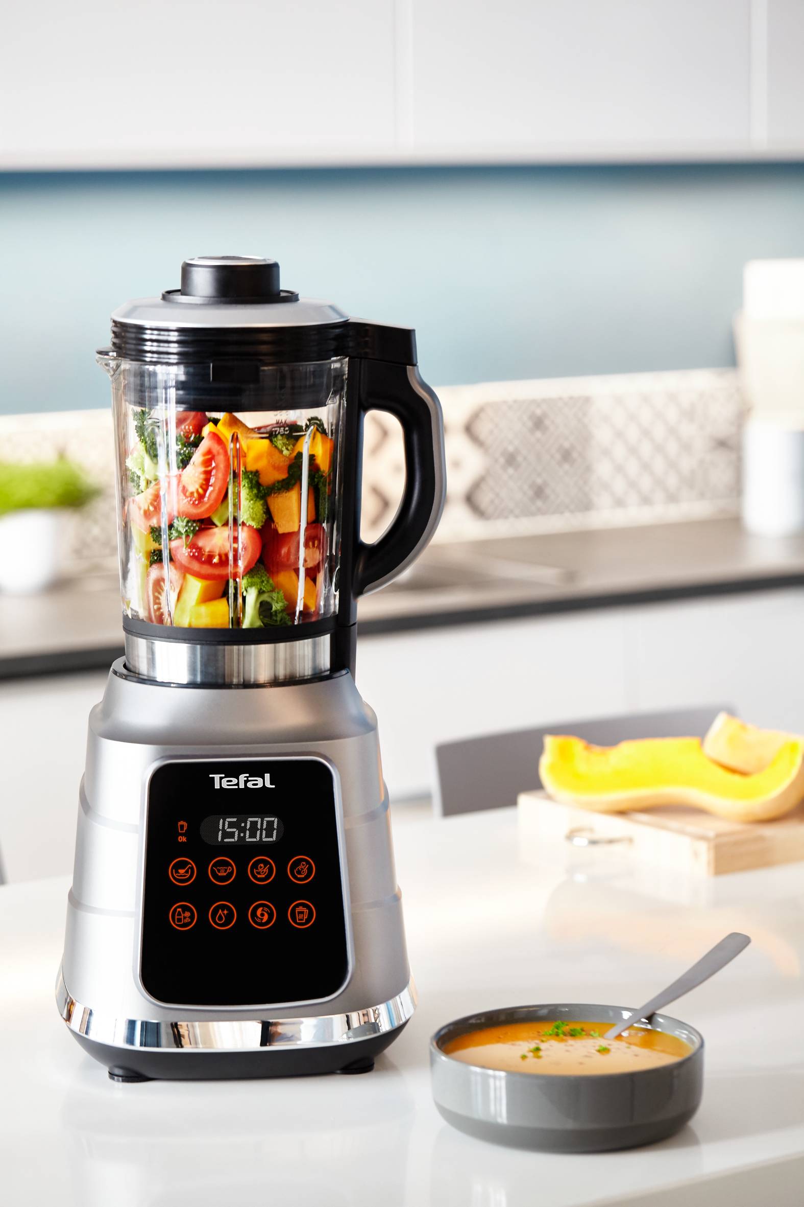 Stolný vysokorychlostný mixér Tefal Ultrablend Boost BL985A31 Tmavo šedý/Čierny