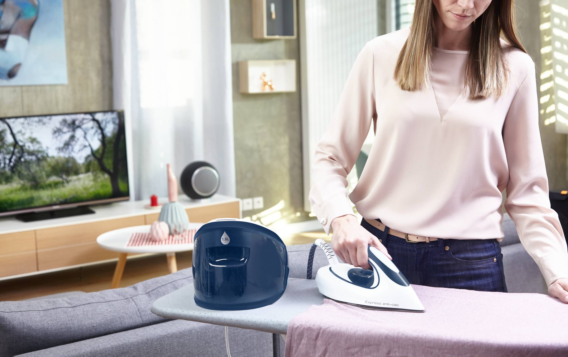 EXPRESS ANTI-CALC SV8053E0 biela a modrá