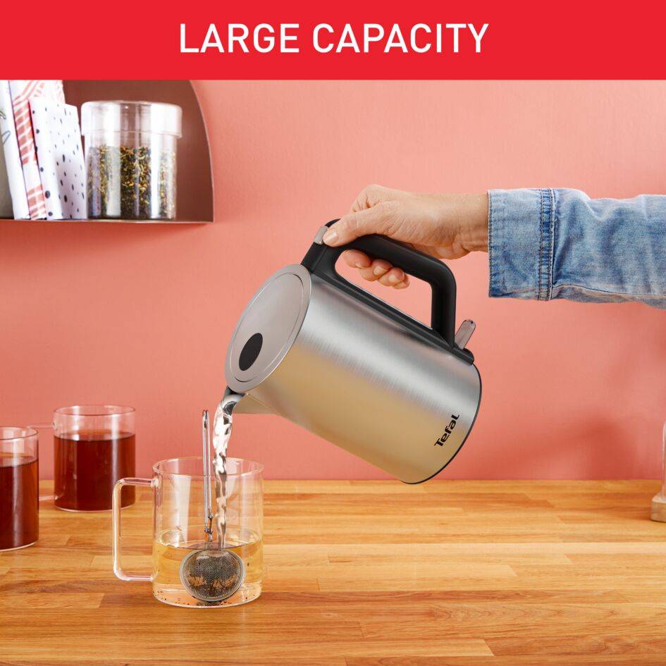 Rýchlovarná kanvica Tefal Bronx KI513D10 Nerezová oceľ