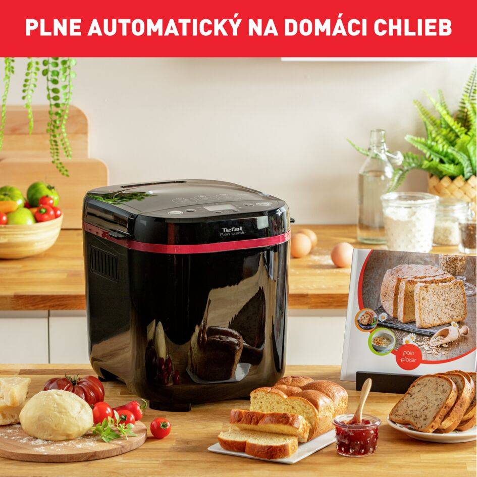 Domáca pekáreň Tefal Pain Plaisir PF220838 Červená/Čierna