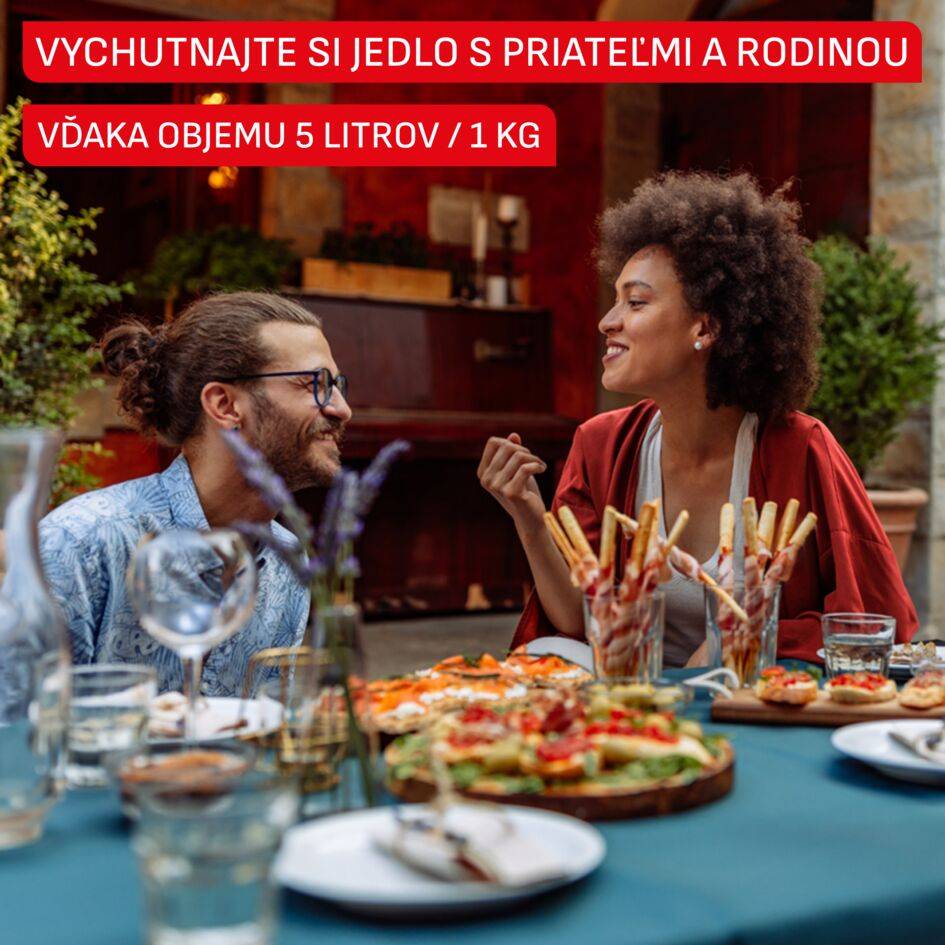 Teplovzdušná fritéza Tefal Easy Fry POP 5 l EY245GE0 Svetlosivá