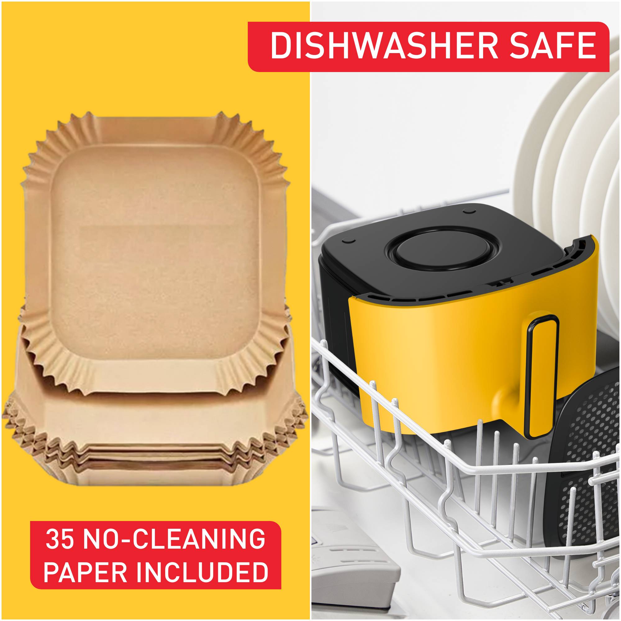 Teplovzdušná fritéza Tefal Easy Fry POP 5 l EY2452E0 Žltá