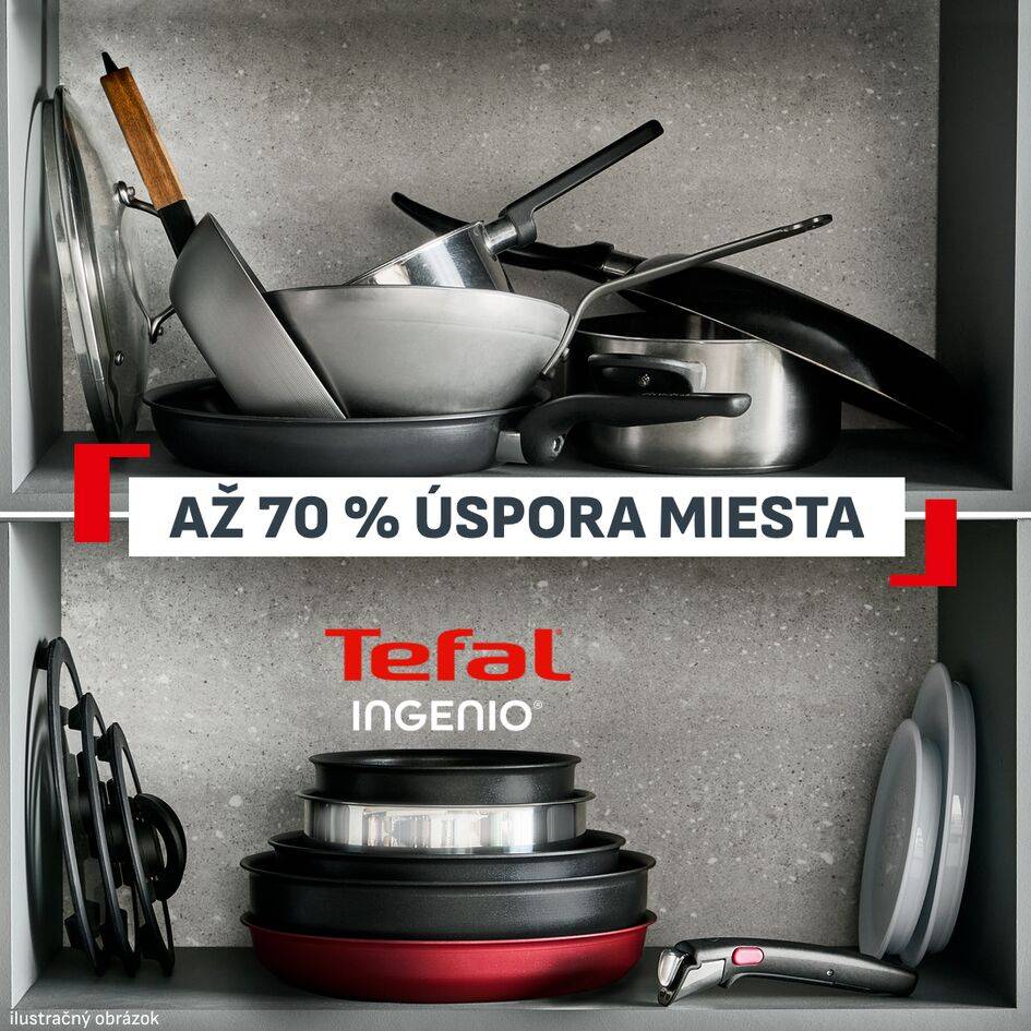 Súprava stohovateľného riadu Tefal Ingenio Excellence+ P0009853 12 ks