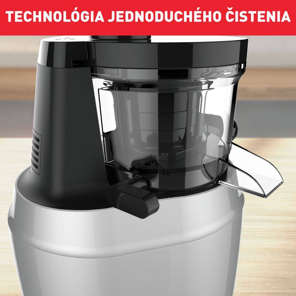 Odšťavovač Tefal Juice & Clean ZC420E38 Nerezový/Čierny