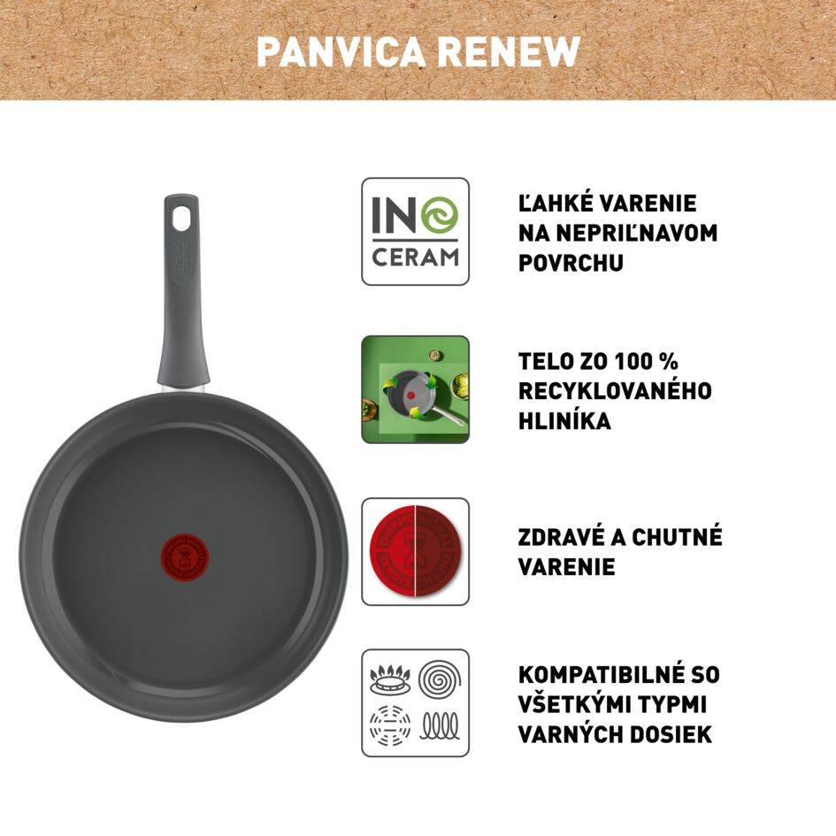 Panvica Tefal Renewal C4260443 24 cm Keramická