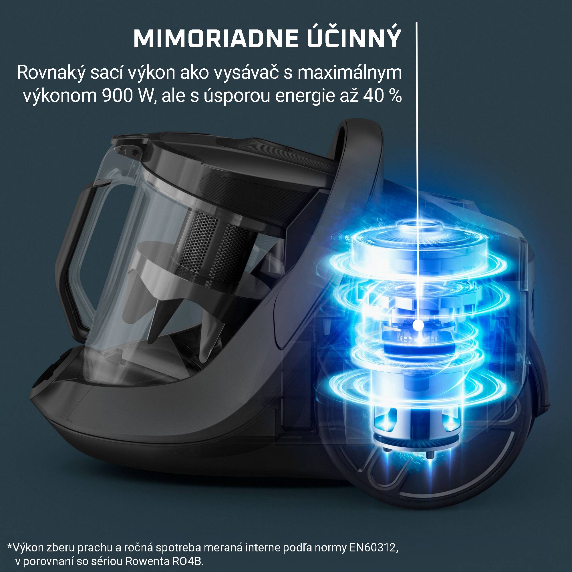 Bezvreckový vysávač Green Force Cyclonic Effitech®+ Animal RO7C66