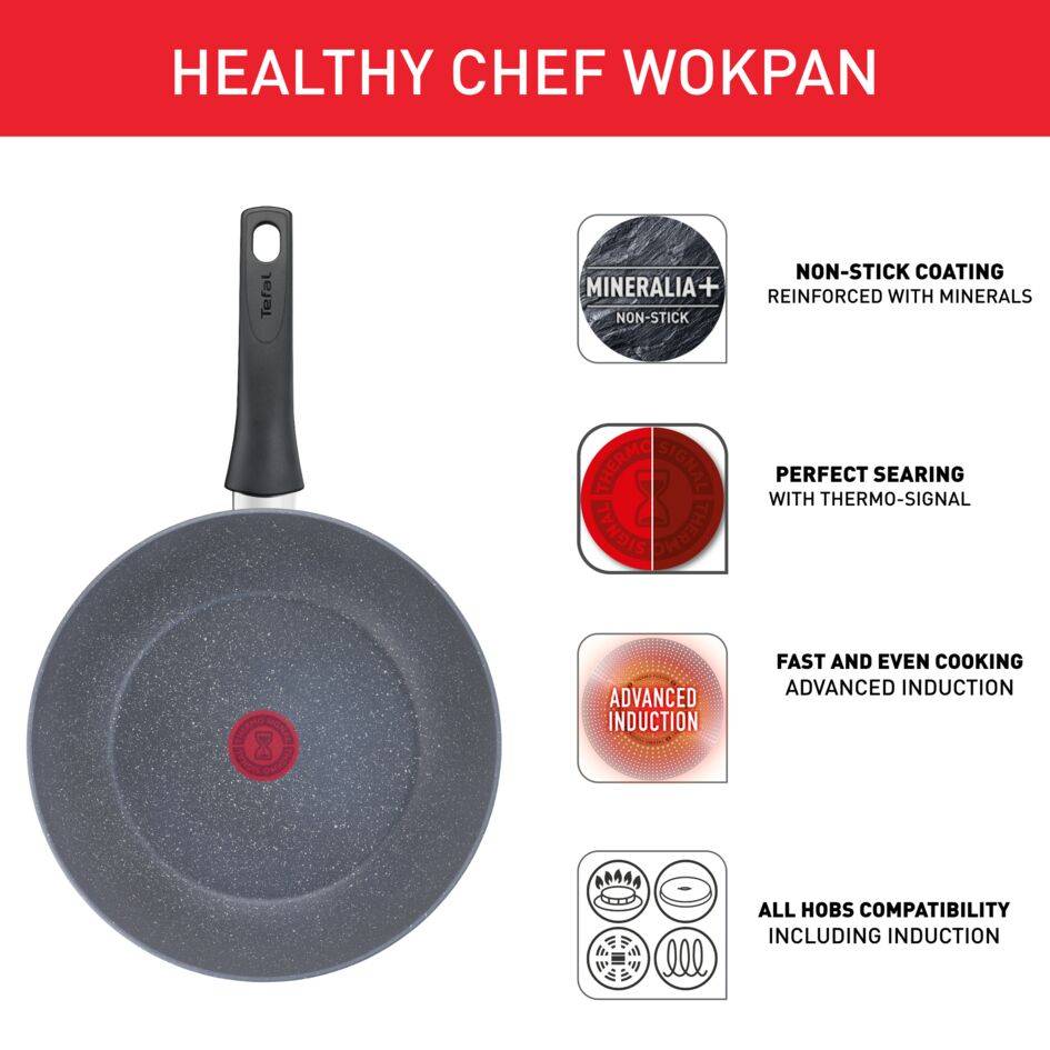 Wok panvica Tefal Healthy Chef G1501972 28 cm