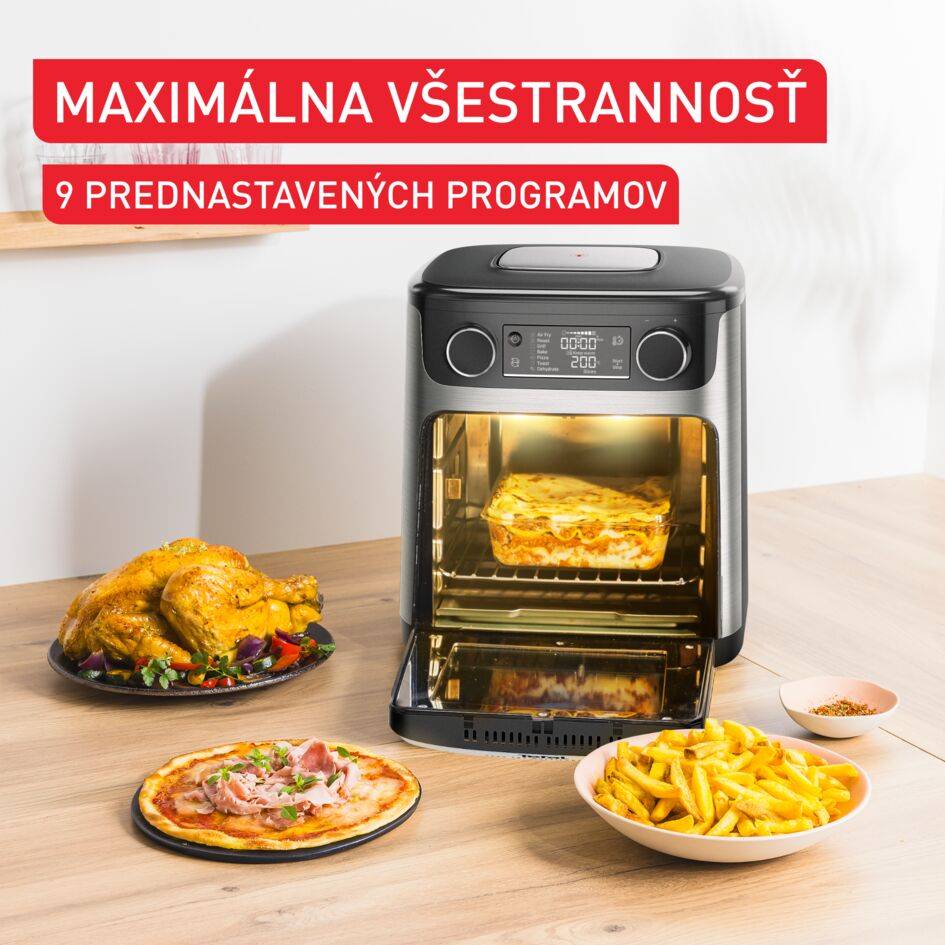 Teplovzdušná fritéza Tefal Easy Fry Multifunction 15L FW556DE0 Čierna