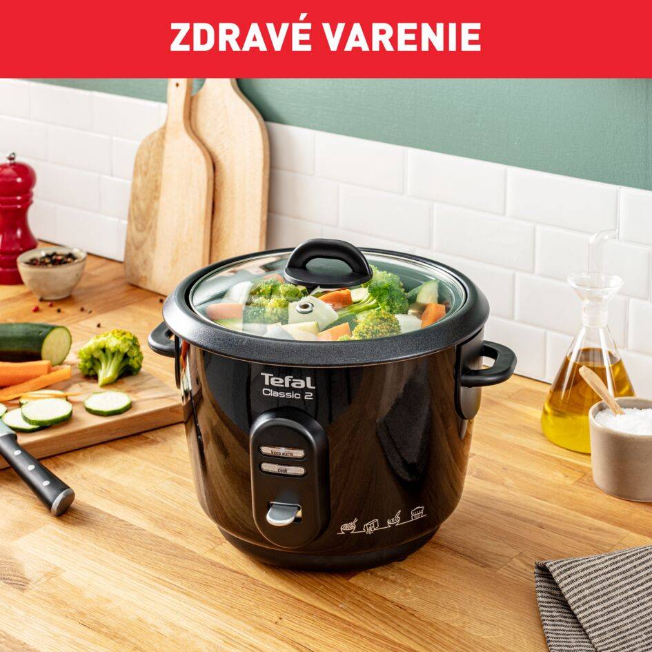 Ryžovar Tefal Classic 6 porcií RK102811 Čierny