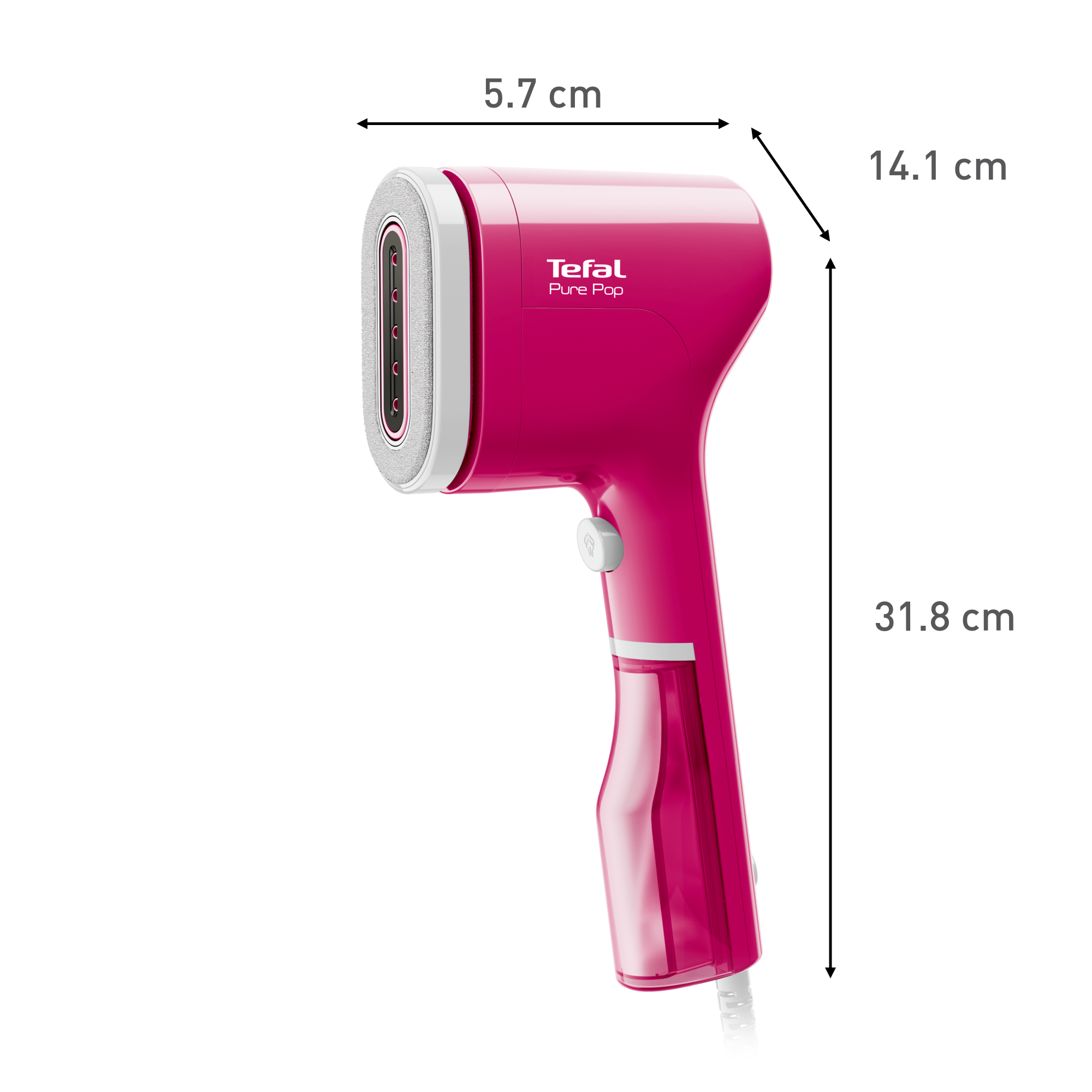 Naparovač odevov Tefal Pure POP DT2023F0 růžová