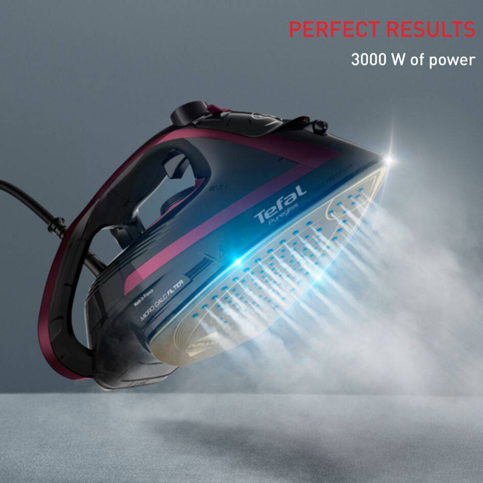 Naparovacia žehlička Puregliss Rose ABC FV8065E0 Fialová/Čierna