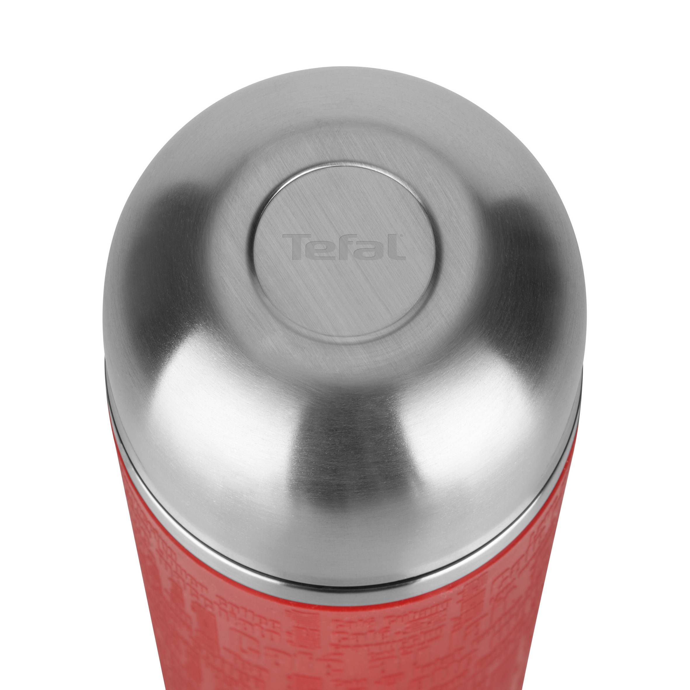 Termoska s hrnčekom Tefal Senator K3068414 Červená/Nerezová 1,0 l