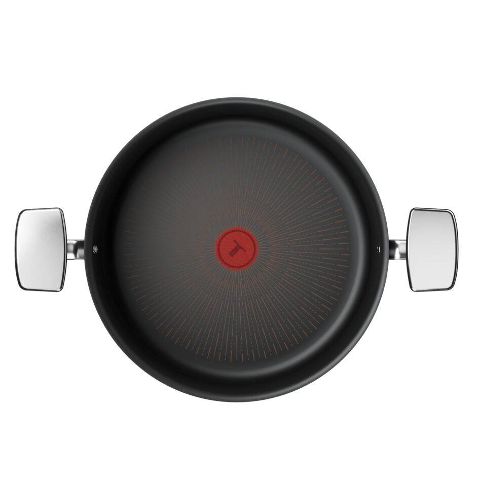 Nepriľnavý kastról s pokrievkou Tefal Excellence+ G3285353, 28 cm  