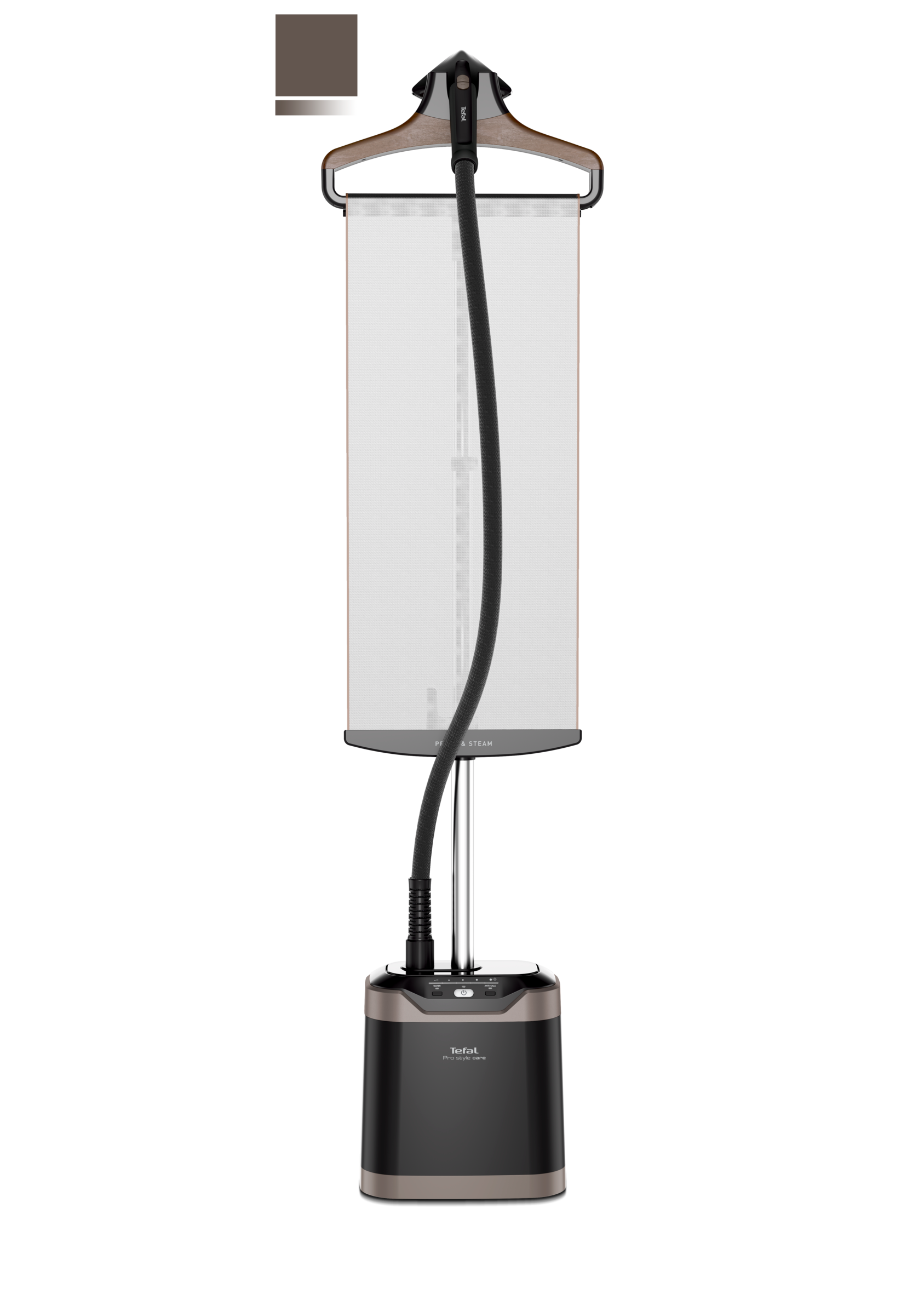 Naparovač odevov Tefal Pro Style Care Mon Parfum IT8490E0 Tmavo hnedý/Čierny