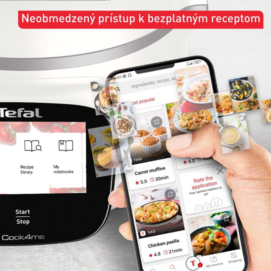 Inteligentný multifunkčný hrniec Tefal Cook4me Touch Pro CY9441F2