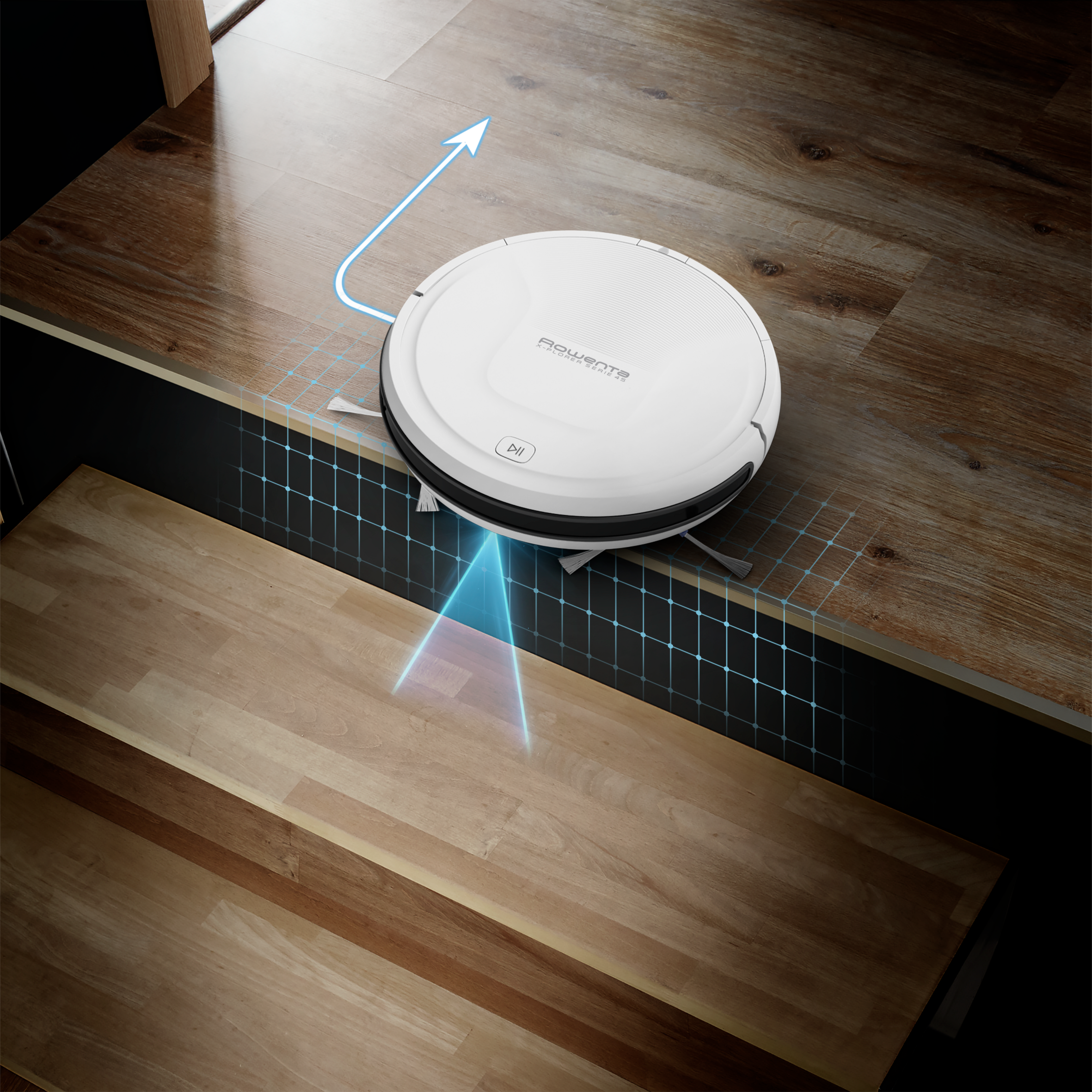 Robotický vysávač s wi-fi Rowenta X-PLORER S45 RR8227WH