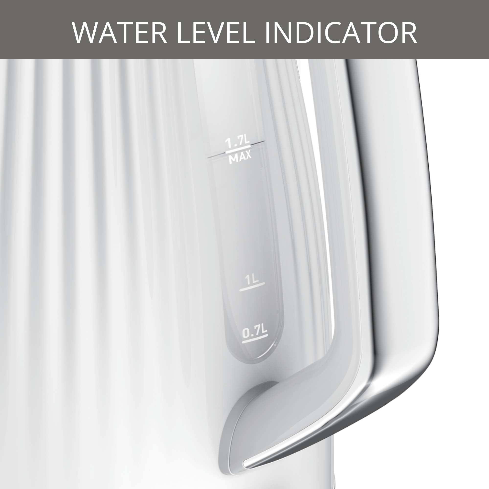 Rýchlovarná kanvica Tefal Loft KO250130 Biela 1,7 l