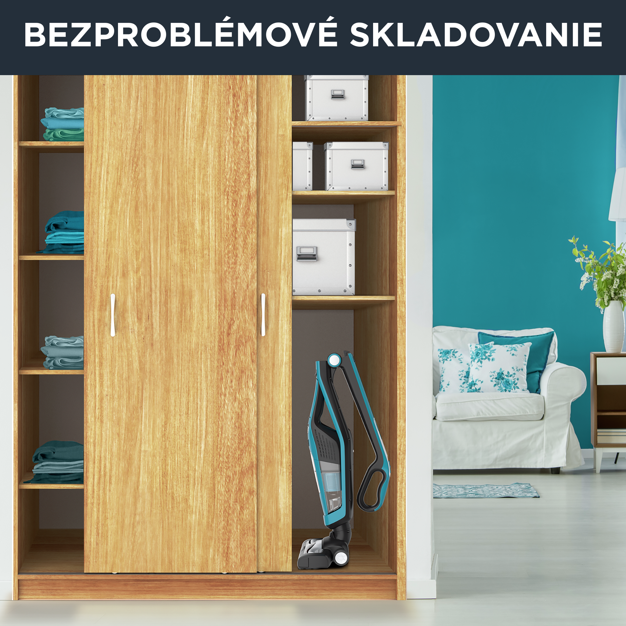 Tyčový vysávač Dual Force 2v1 21.6V RH6751WO