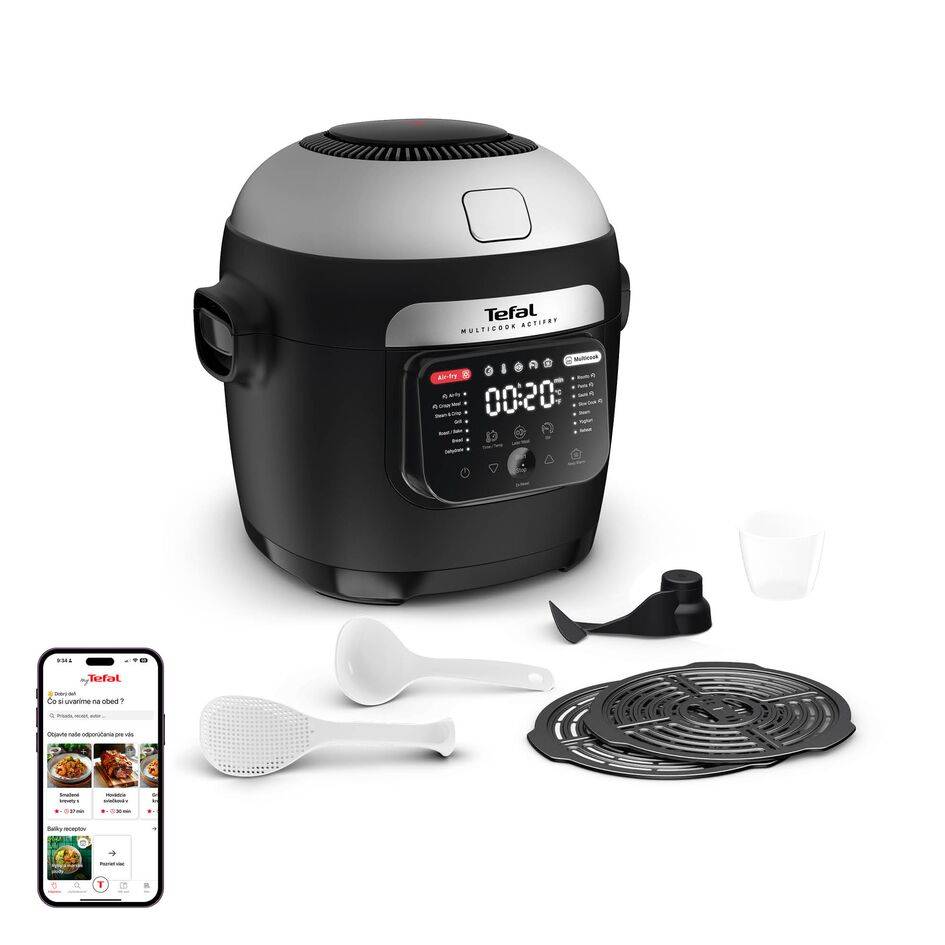 Multifunkčný hrniec a teplovzdušná fritéza Tefal Multicook Actifry MY741CF0