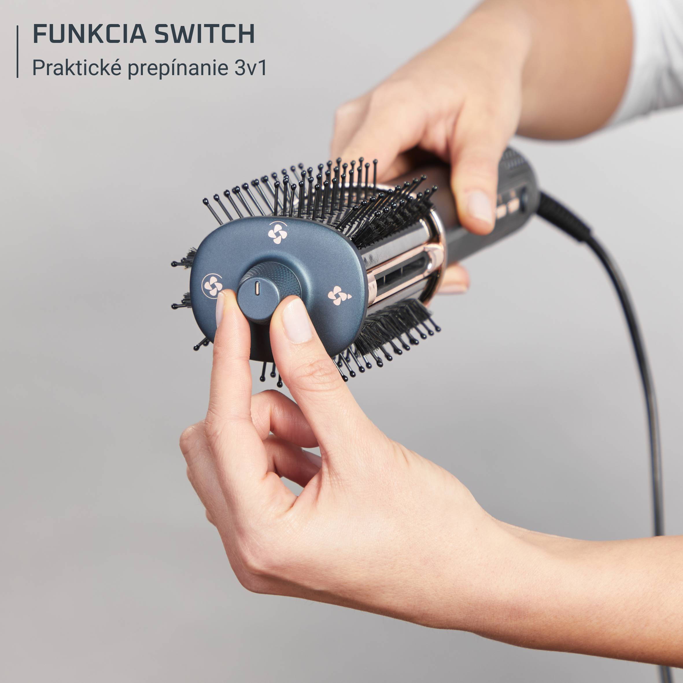 UB9720E0 Air Brush 3D, teplovzdušná kefa, Rowenta