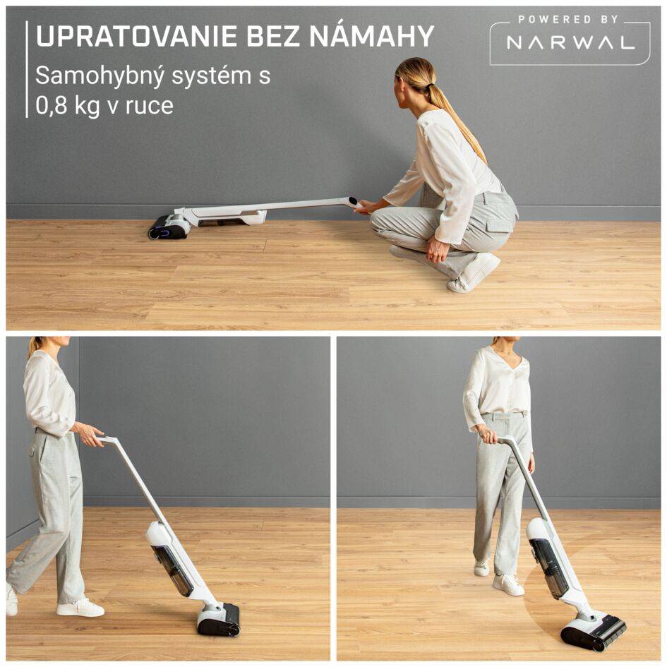 Bezdrôtový vysávač na mokré a suché vysávanie Rowenta X-Clean 10 AI Wet & Dry 18 000 PA GZ7035WO