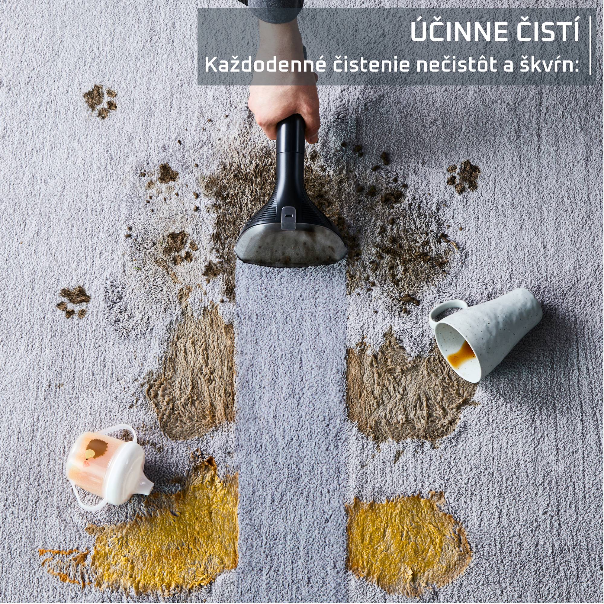 Multifunkčný čistič čalúnenia a kobercov Rowenta Clean It IN5011F0