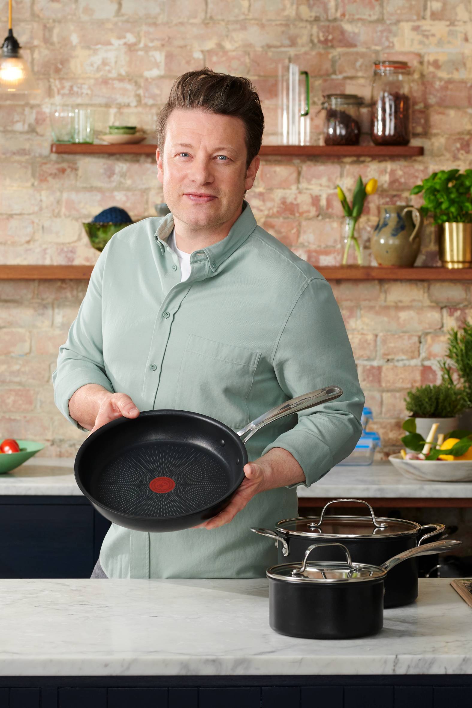 Rajnica s pokrievkou Tefal Jamie Oliver E0142355 18 cm