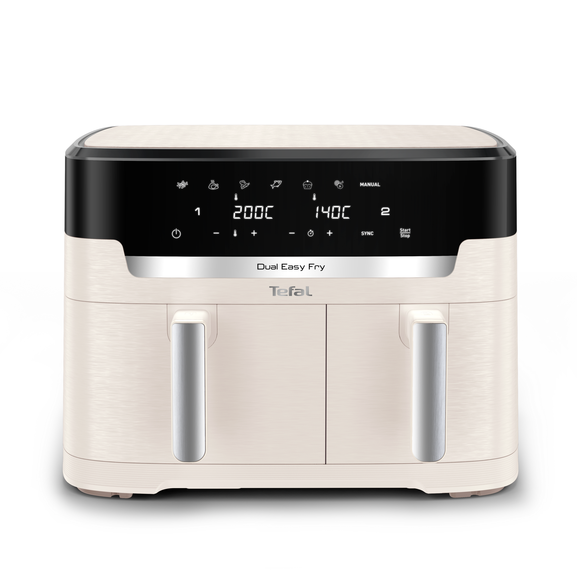 Duálna teplovzdušná fritéza Tefal Dual Easy Fry XXL, 11 L, EY942AE0