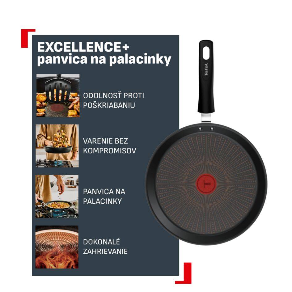 Panvica na palacinky Tefal Excellence+ G3303802 25 cm