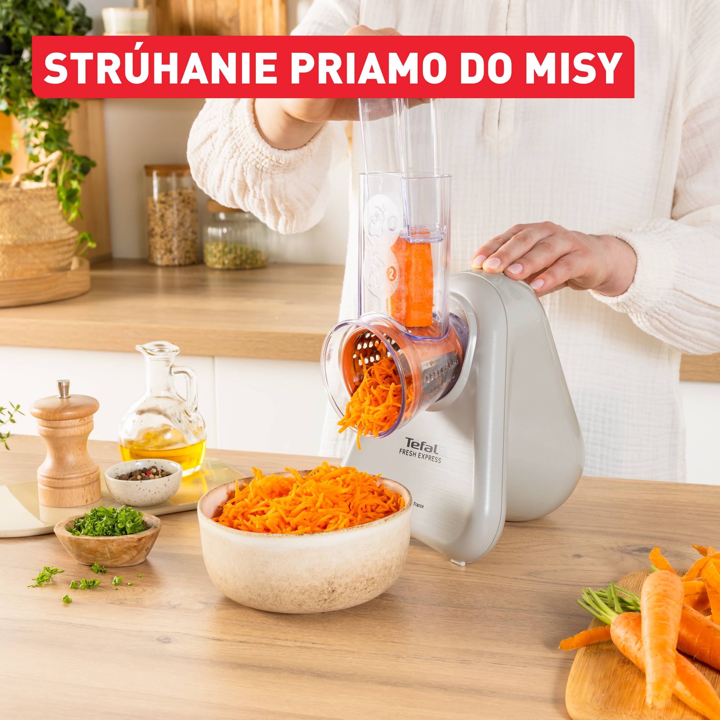 Elektrické strúhadlo Tefal Fresh Express DN853BE0