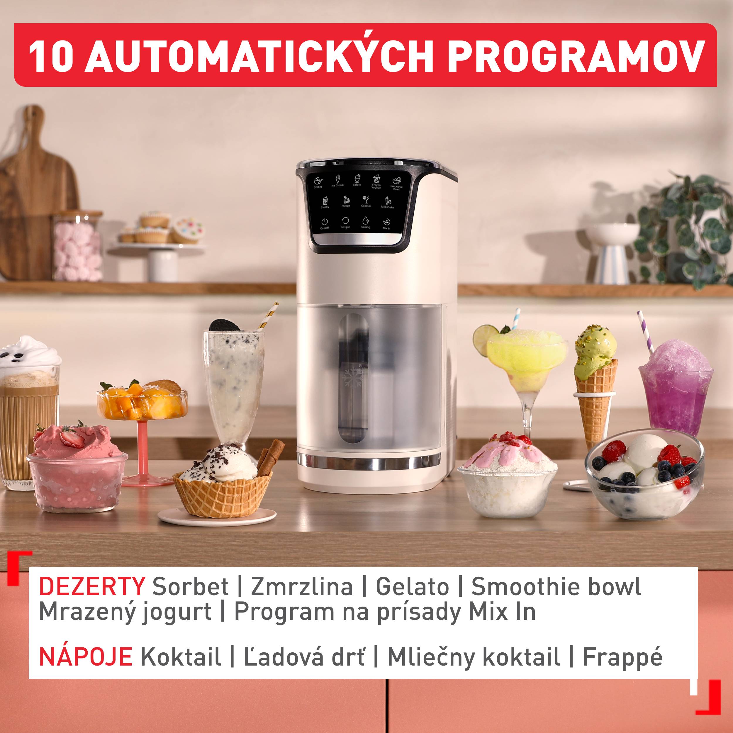 Zmrzlinovač Tefal Dolci IG602AE0