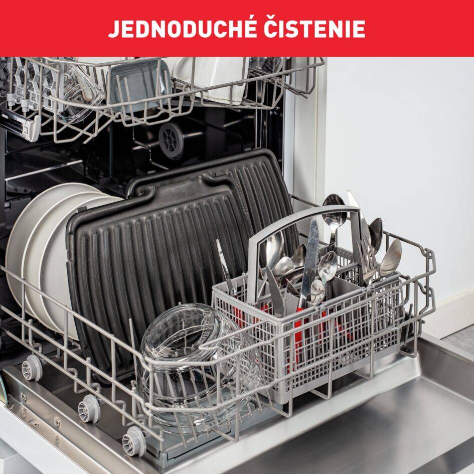 Elektrický gril Tefal Ultra Compact 600 GC305012 Strieborný/Čierny