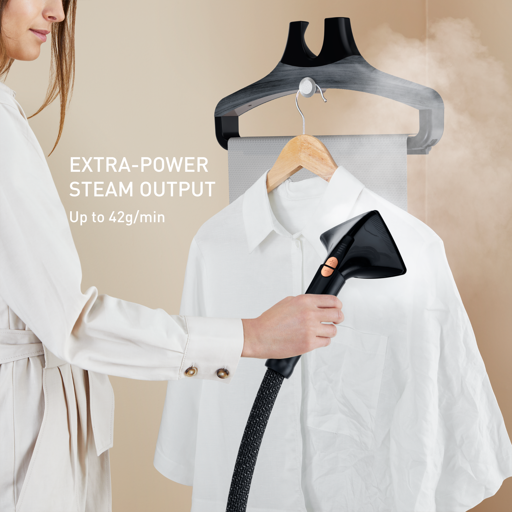 IT8480 Tefal Pro Style Care stojanový naparovač čierny/bronzový