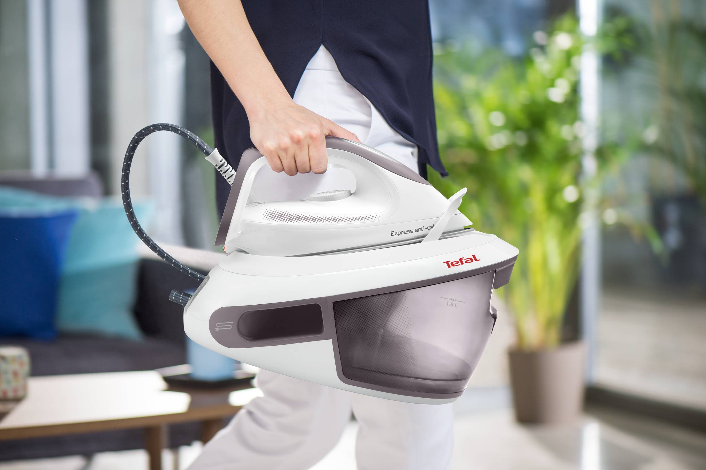 EXPRESS ANTI-CALC SV8011E0 biela a holubičia sivá