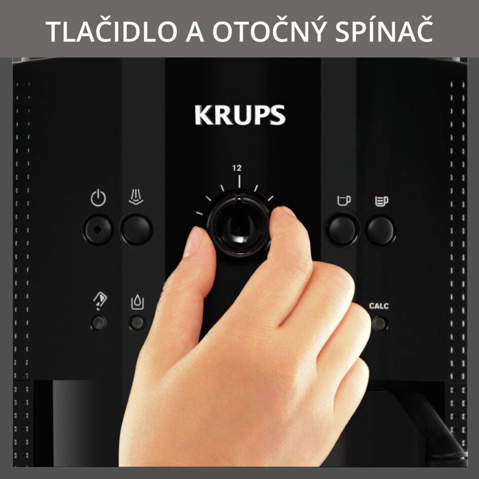 Automatický kávovar KRUPS Essential EA810870 Čierny