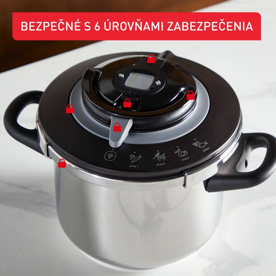 Tlakový hrniec Tefal Clipso+ CHEF 4.5 L P4550632