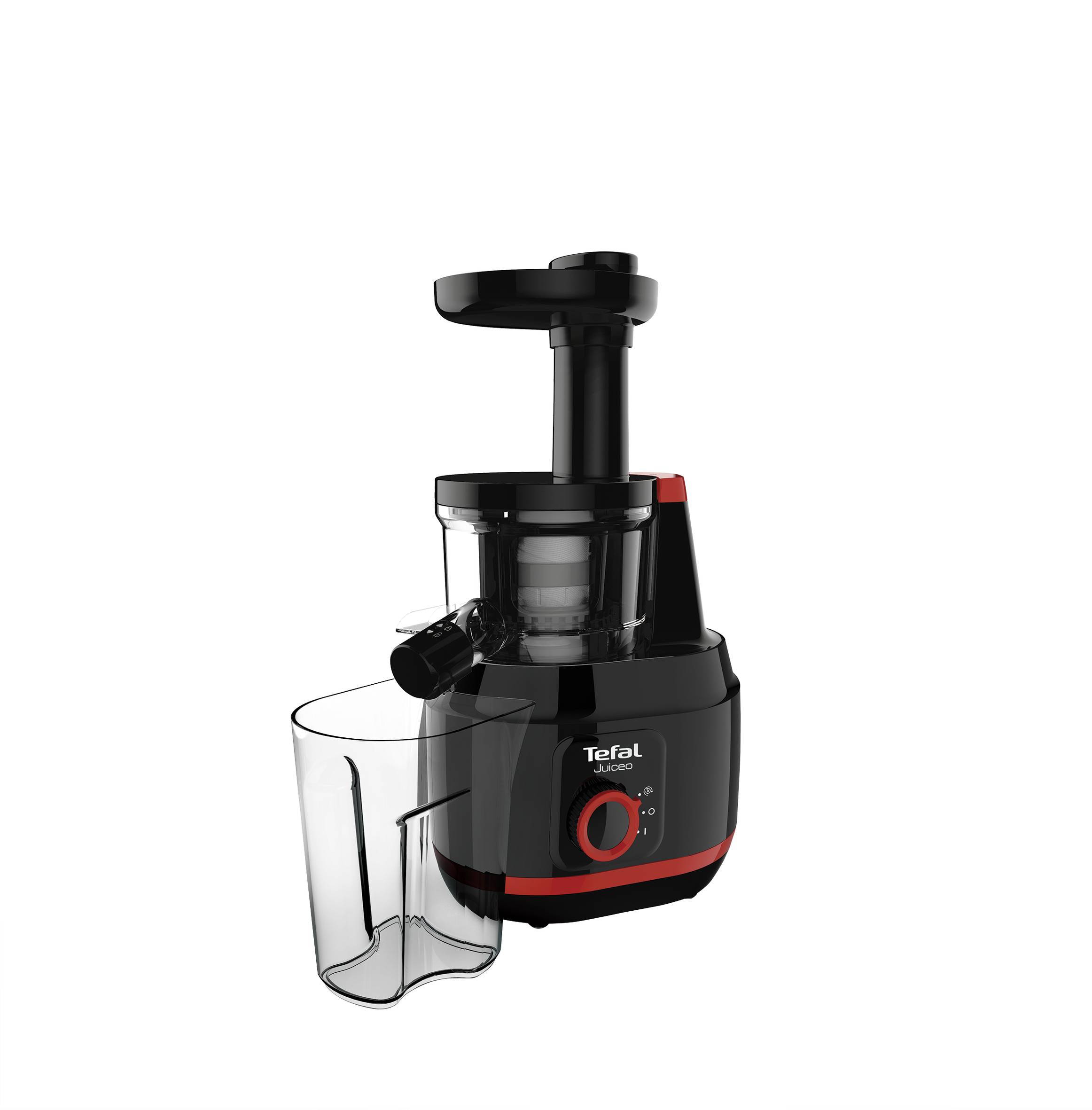 Odšťavovač Tefal Juiceo ZC150838 Červený/Čierny
