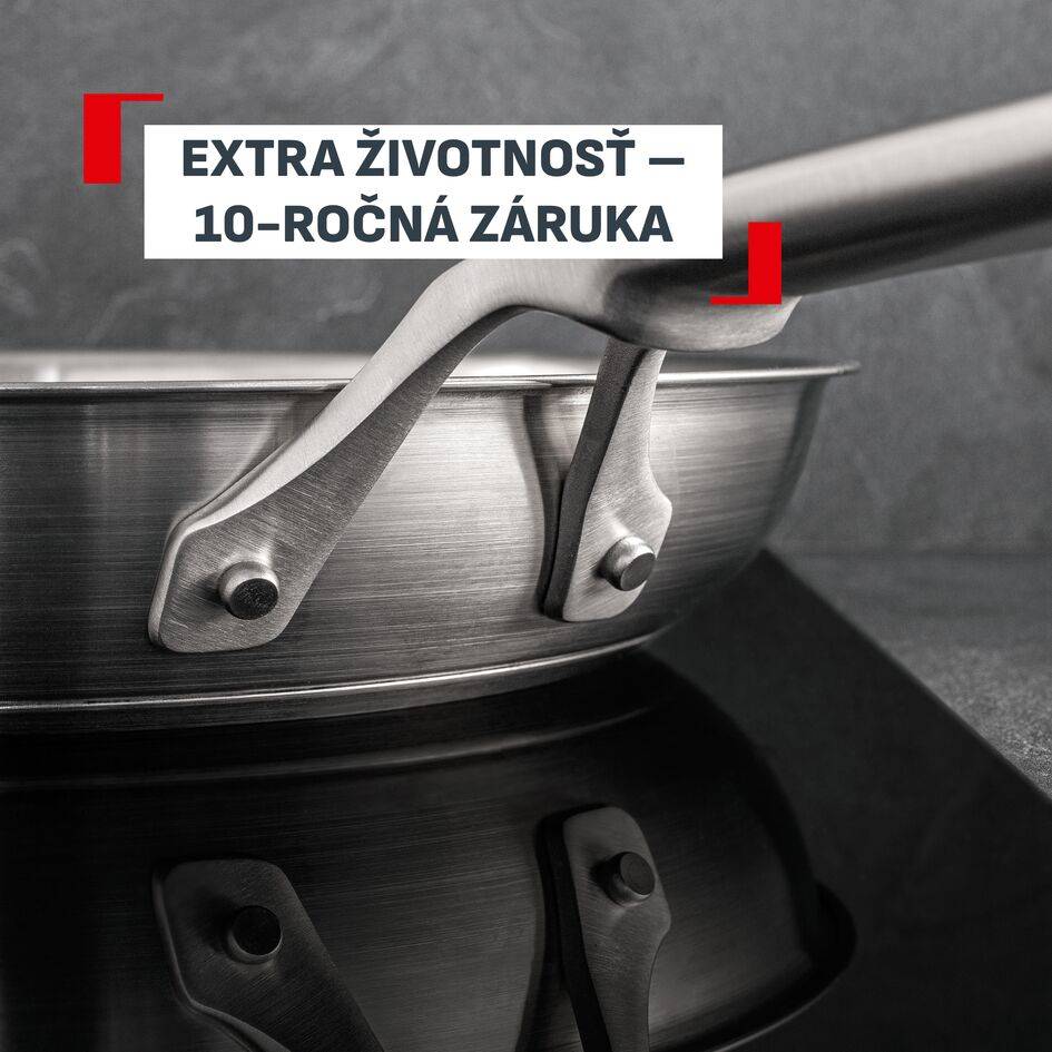 Panvica Tefal Extreme z nehrdzavejúcej ocele G7620404 24 cm