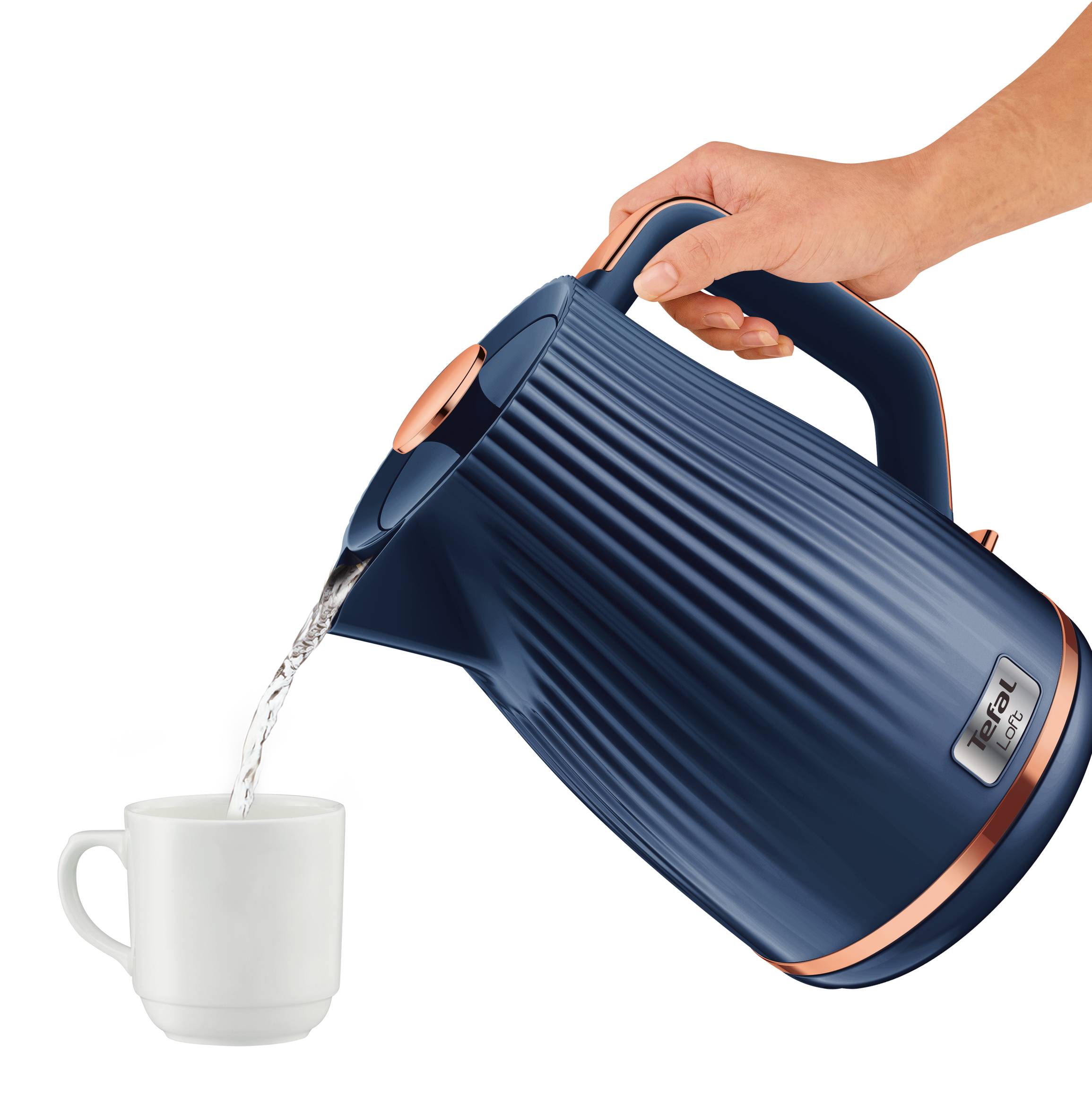 Rýchlovarná kanvica Tefal Loft KO251430 Modrá 1,7 l