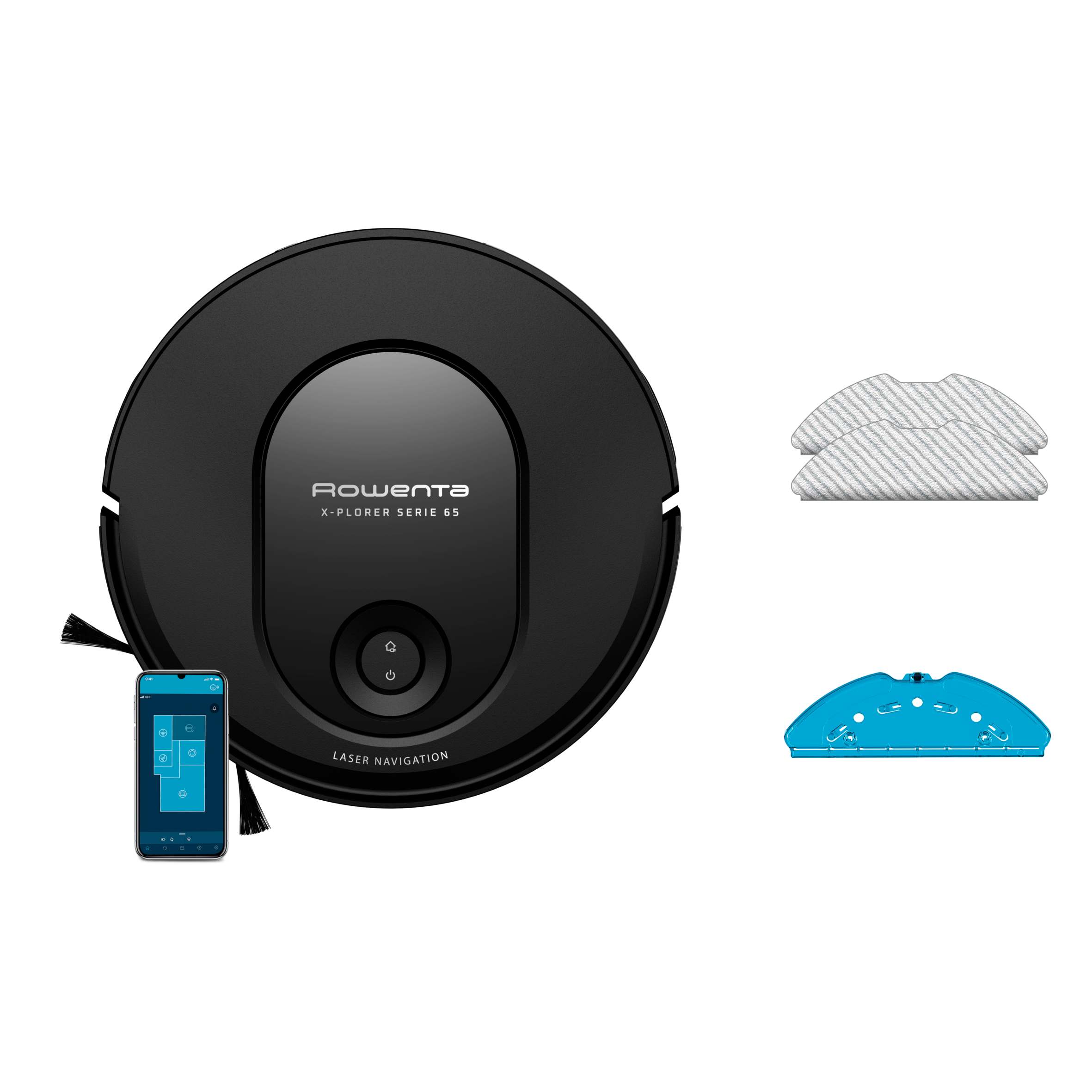 Robotický vysávač Rowenta X-PLORER S65 Laser RR8L65WH