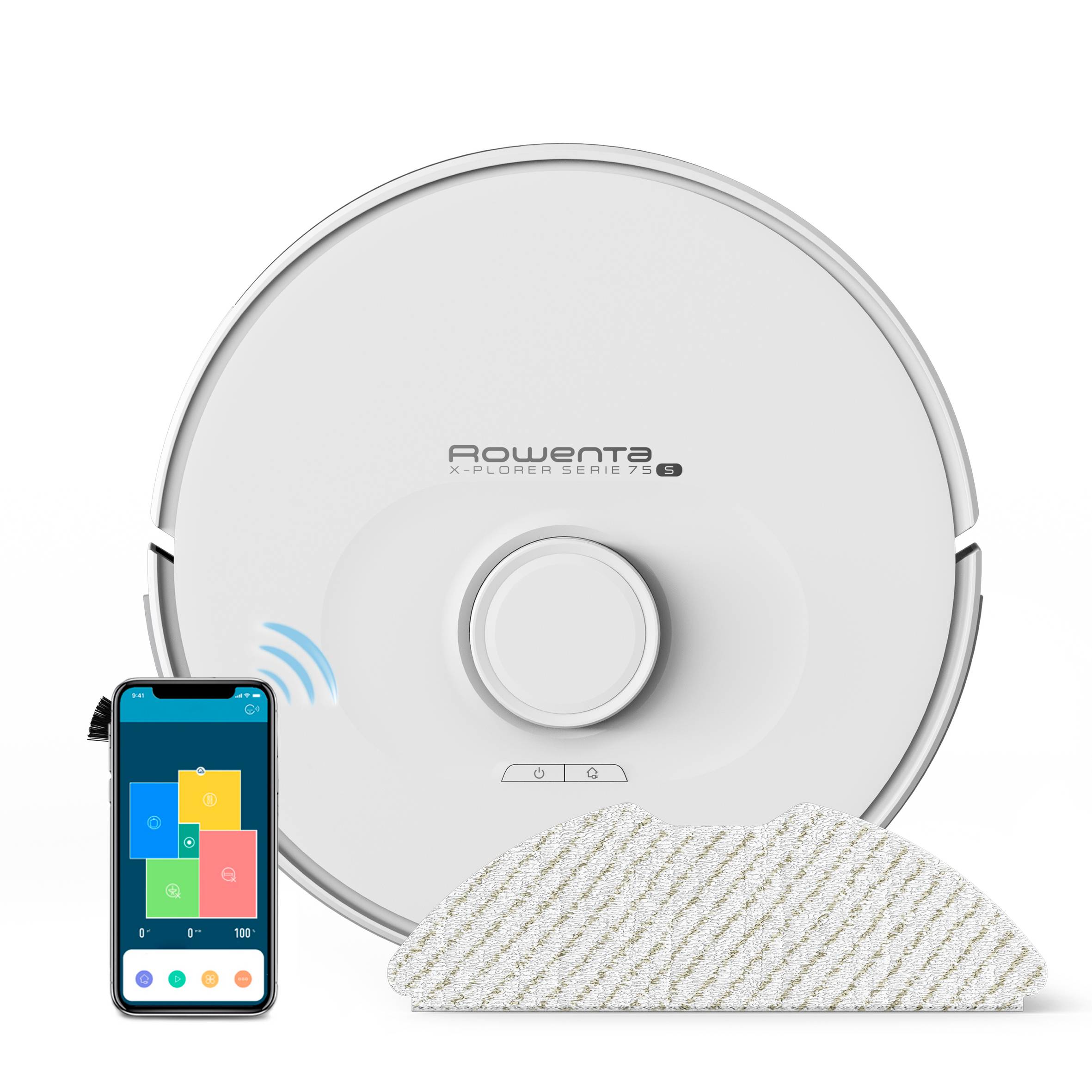 Robotický vysávač Rowenta X-Plorer S75s 4v1 Laser 2700Pa RR8567WH
