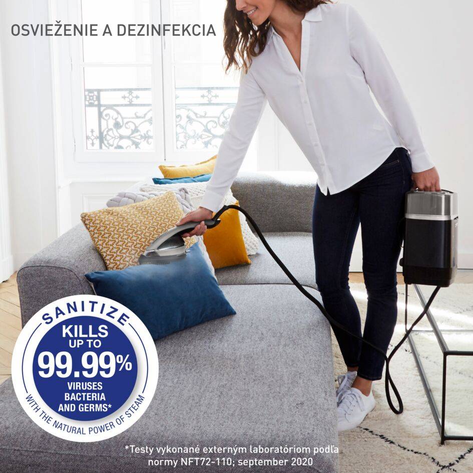 Naparovač odevov Tefal Ixeo Power QT2028F0 Čierny