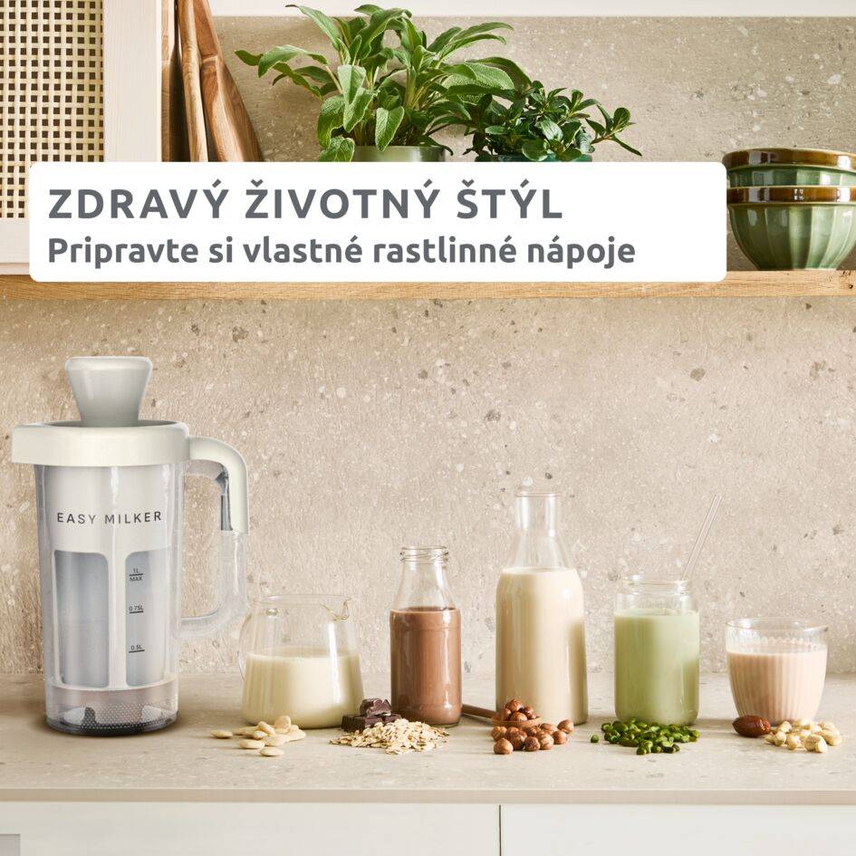 Výrobník rastlinného mlieka – mliekovač Tefal Easy Milker VZ700AE0