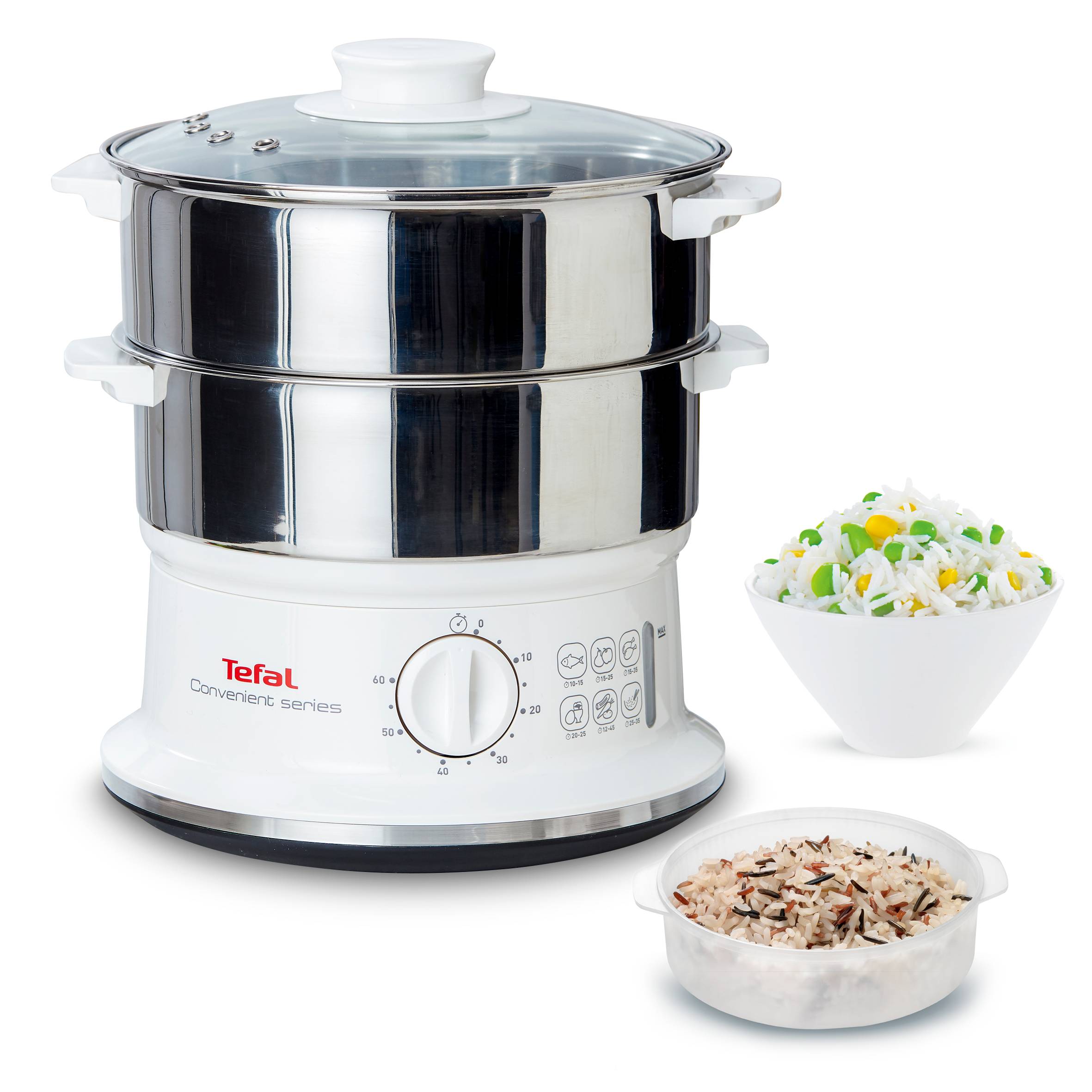 Parný hrniec Tefal Convenient Series VC145130 Biely