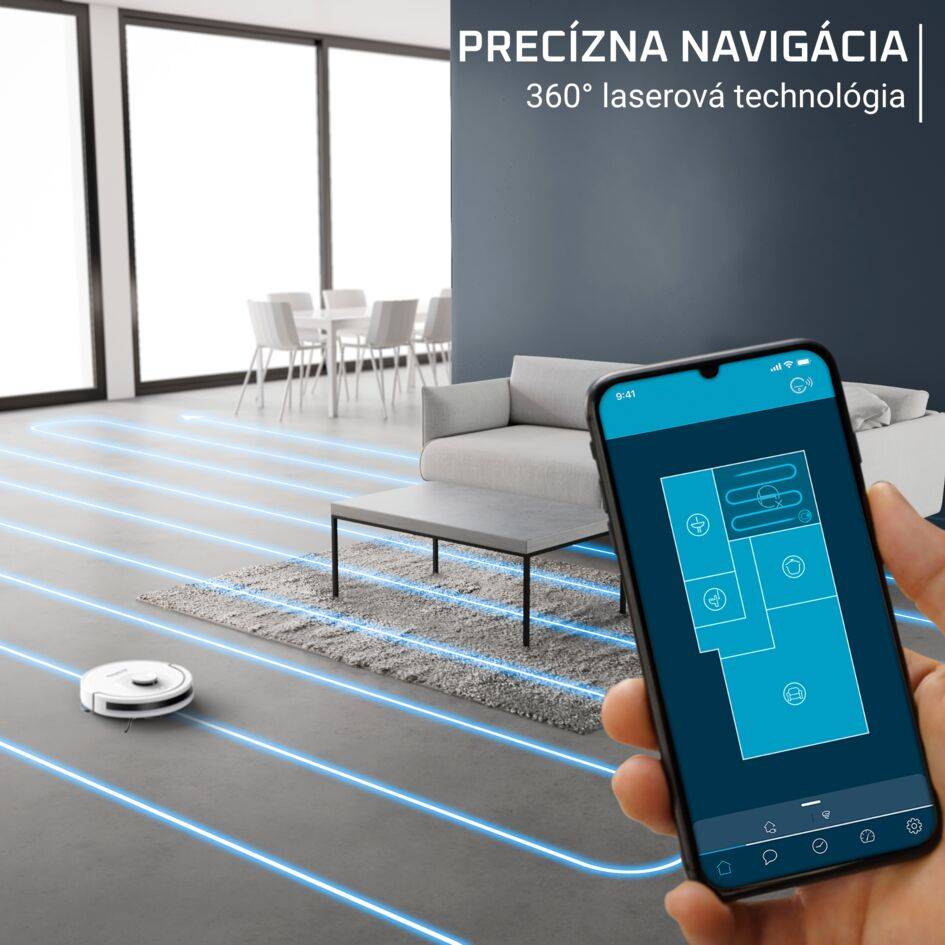 Robotický vysávač Rowenta X-PLORER S90 Animal 6000 PA RR8777WH